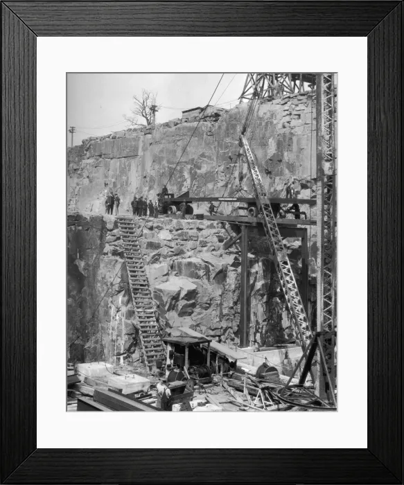 Framed Print : Bridge Construction Framed Print : Bridge Construction