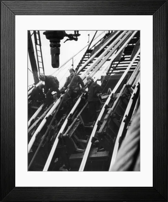 Framed Print : Bridge Construction Framed Print : Bridge Construction