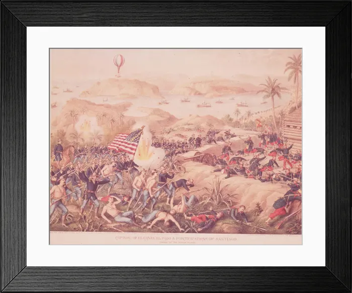 Framed Print : Capture of El Caney Framed Print : Capture of El Caney