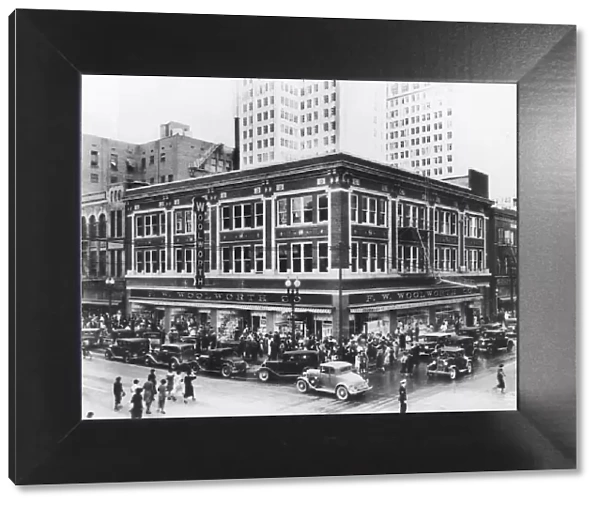 Woolworth. A General View of a Woolworth Store circa 1930