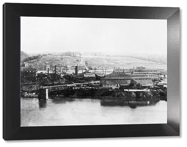 Homestead. A General View of Homestead, Pennsylvania circa 1892