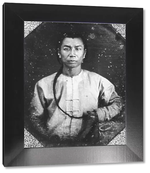 Portrait. A Portrait of a Chinese Male in Oakland, California circa 1888