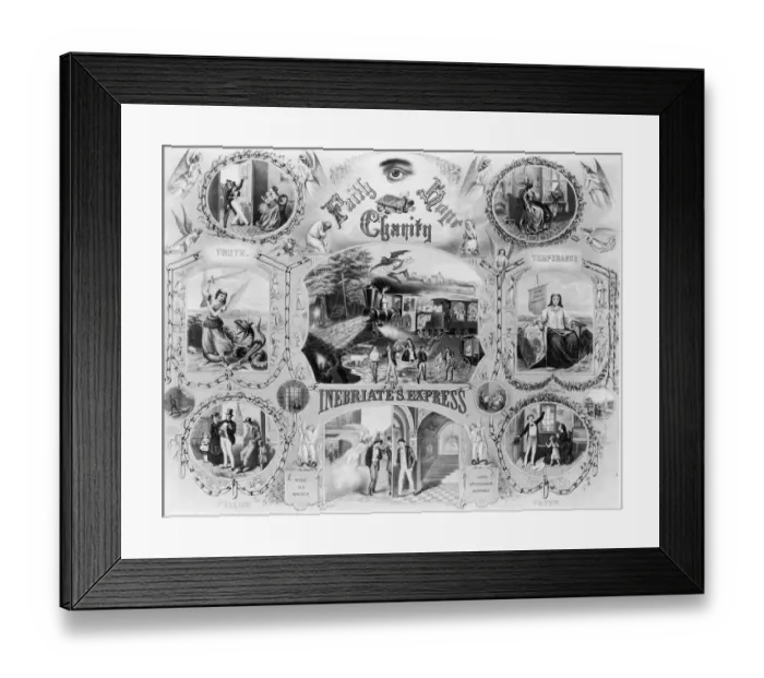 Framed Print : Inebriates Express Framed Print : Inebriates Express