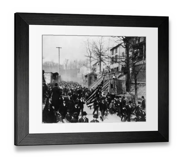Framed Print : Coxeys Army Framed Print : Coxeys Army