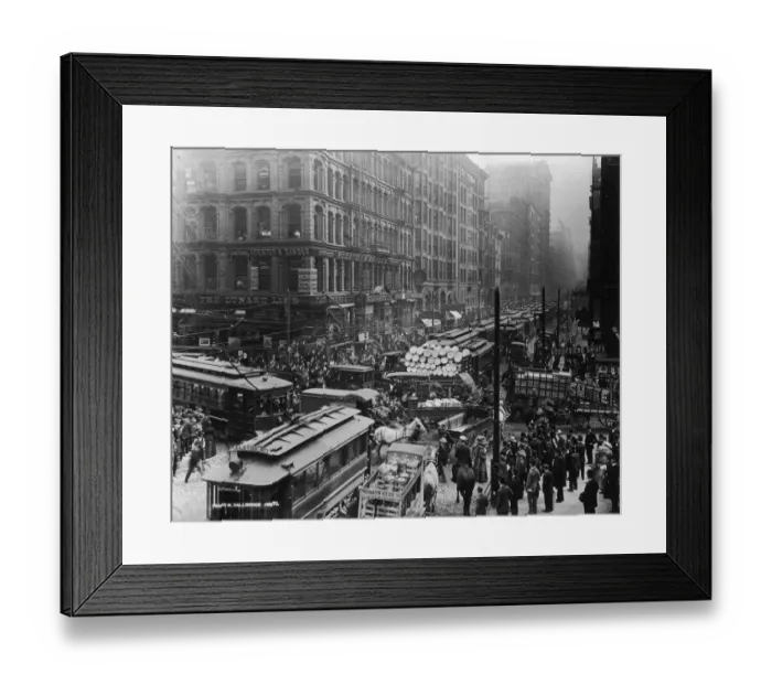 Framed Print : Wisconsin Street Scene Framed Print : Wisconsin Street Scene
