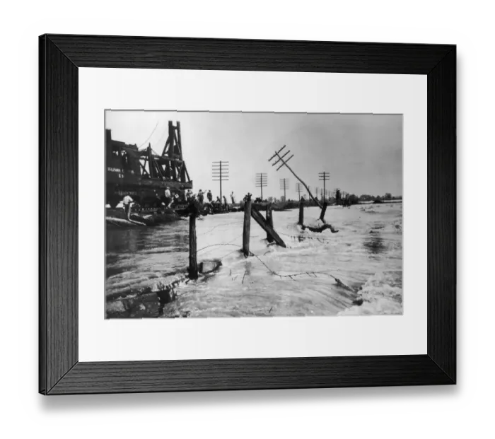 Framed Print : Great Mississippi Flood of 1927 Framed Print : Great Mississippi Flood of 1927