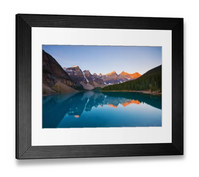 Framed Print : Lake Moraine, Banff