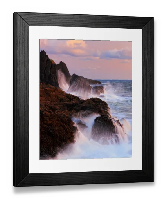 Framed Print : Central Oregon Coast