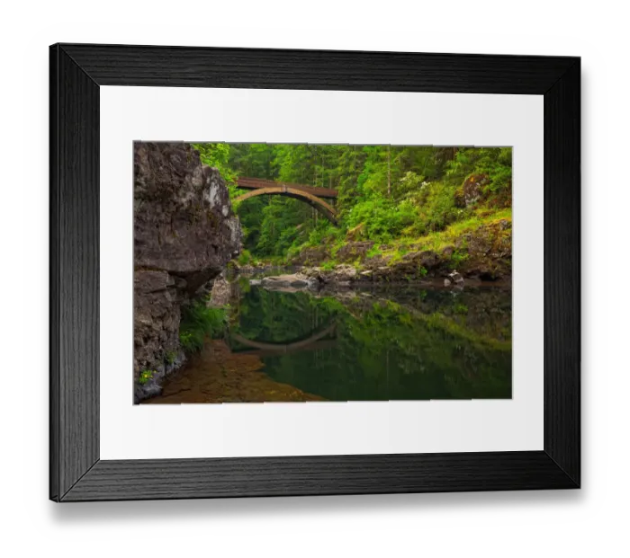 Framed Print : Wooden bridge Framed Print : Wooden bridge