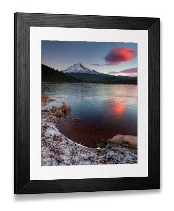 Framed Print : Trillium Lake