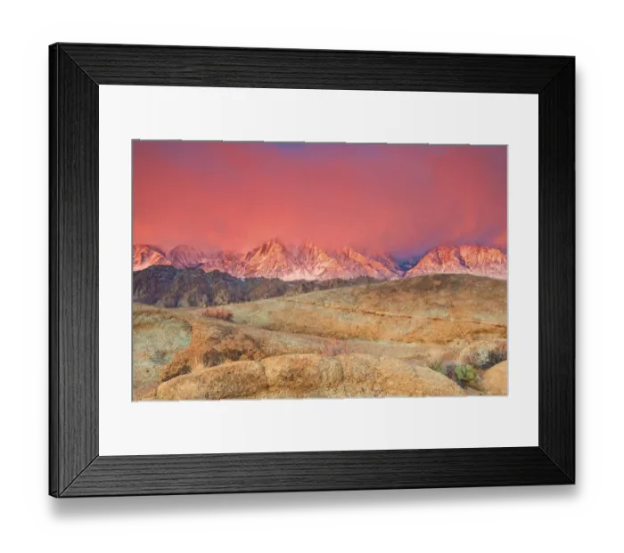 Framed Print : Alabama Hills - Lonepine, CA Framed Print : Alabama Hills - Lonepine, CA