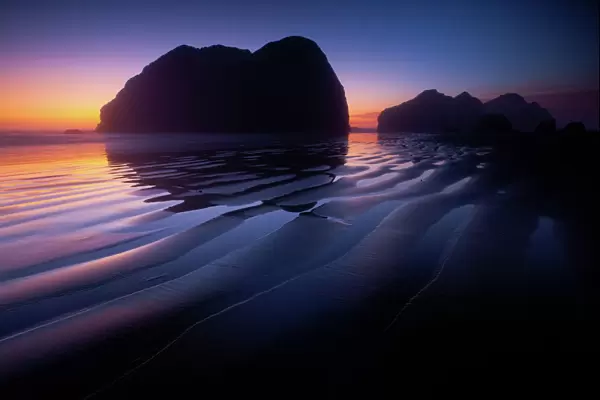 Sunset ripples