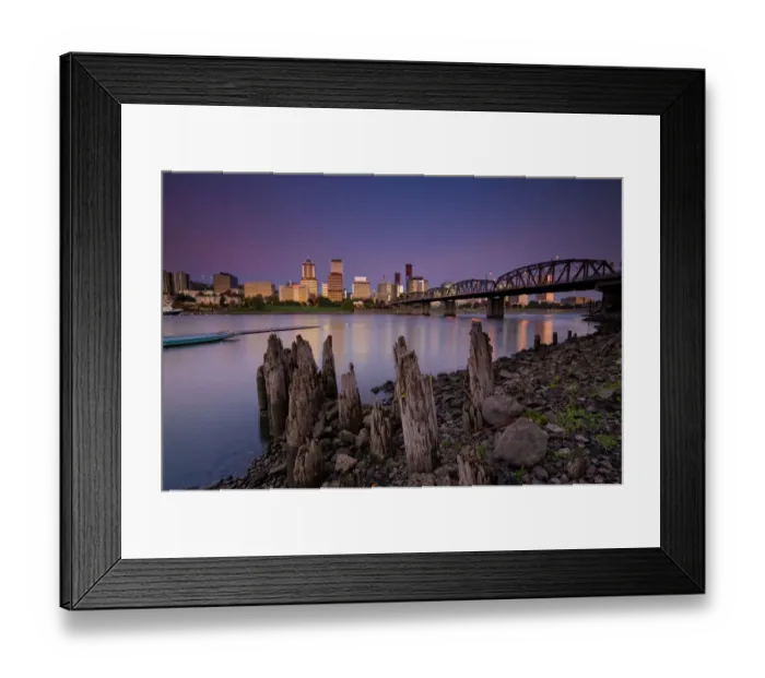 Framed Print : Portland Sunrise