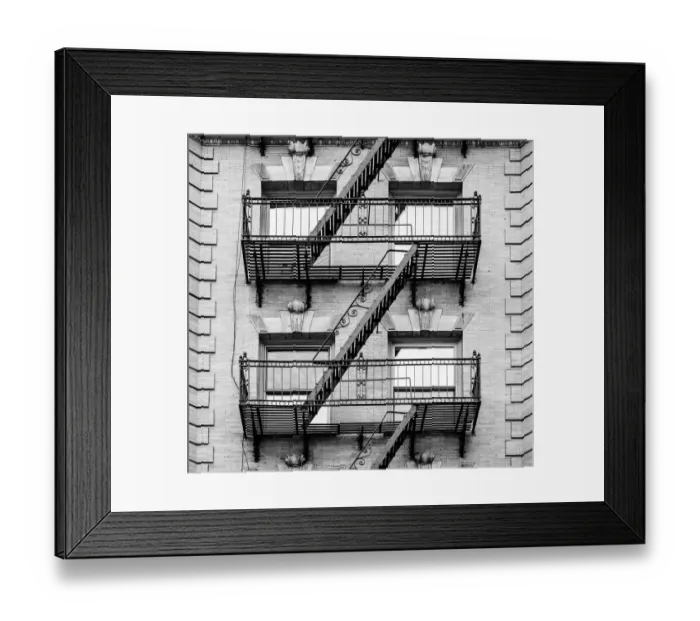 Framed Print : Fire escapes, New York City Framed Print : Fire escapes, New York City