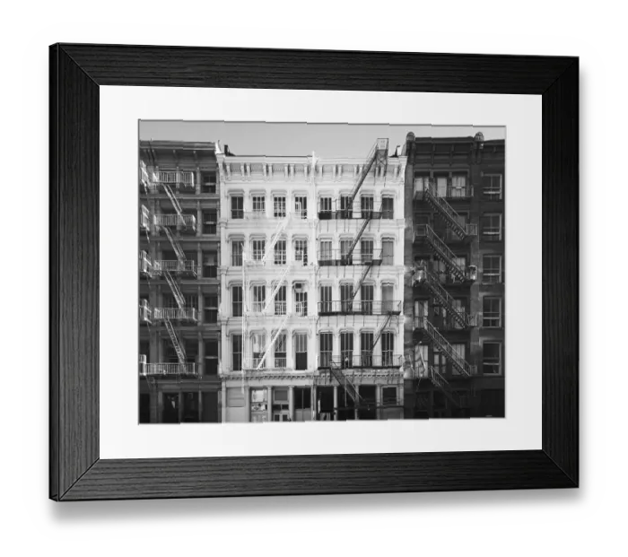 Framed Print : Manhattan Facades Framed Print : Manhattan Facades