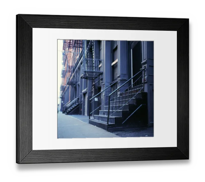 Framed Print : Mercer street steps Framed Print : Mercer street steps