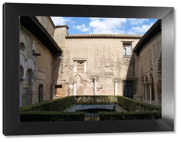 Courtyard of the Real AlcAazar de Sevilla, Spain