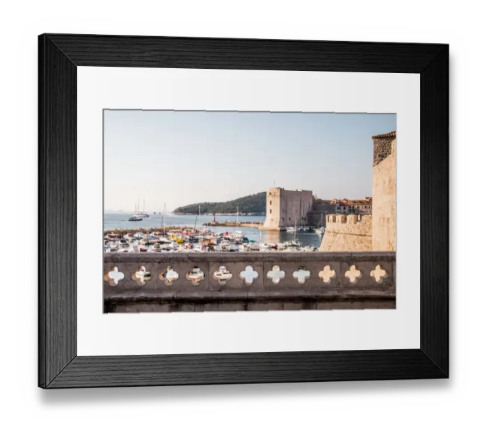 Framed Print : Plo─ìe Gate, Dubrovniks Old Town