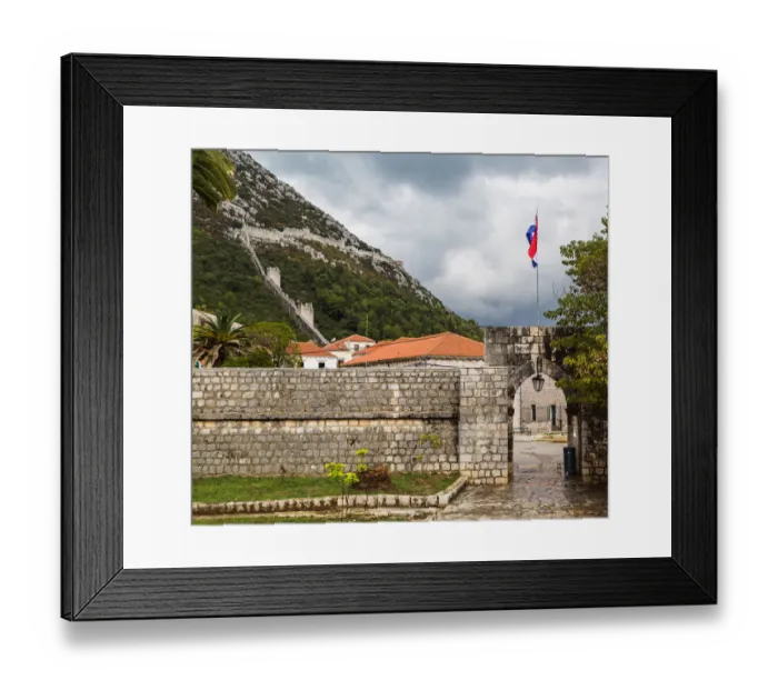 Framed Print : Gateway into Ston Framed Print : Gateway into Ston