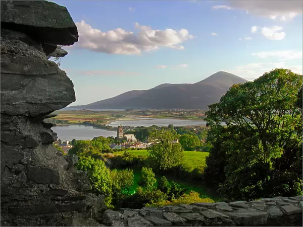 Mourne Mountains from Dundrum Castle