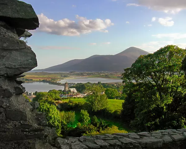 Mourne Mountains from Dundrum Castle