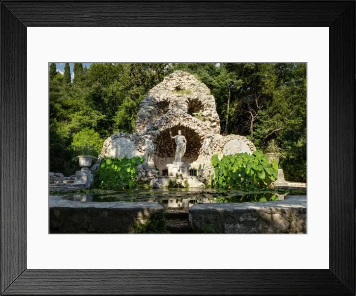 Framed Print : Neptunes fountain in Trsteno