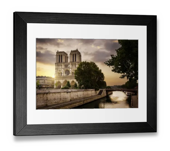 Framed Print : Notre de Paris in sunrise Framed Print : Notre de Paris in sunrise