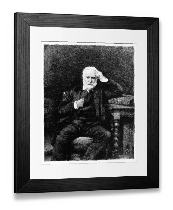 Framed Print : Victor Hugo Framed Print : Victor Hugo
