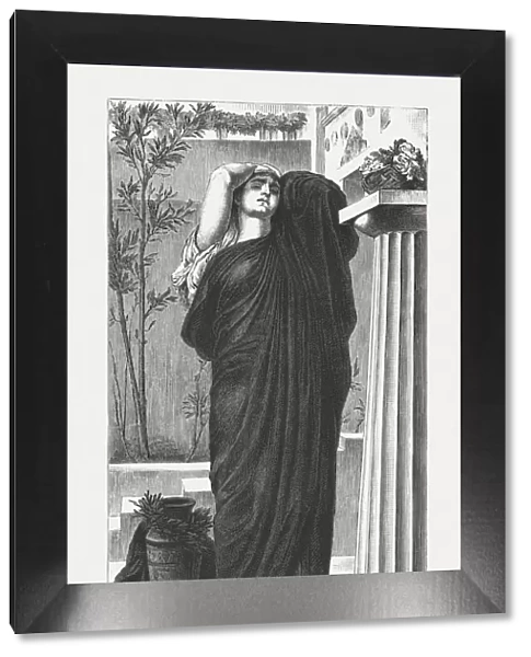 Electra, Greek mythology, painted (1868  /  69) by Frederic Leighton, published 1879