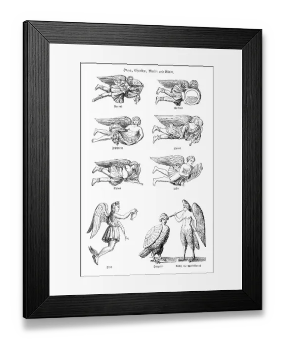 Framed Print : Greek wind gods Anemoi Framed Print : Greek wind gods Anemoi