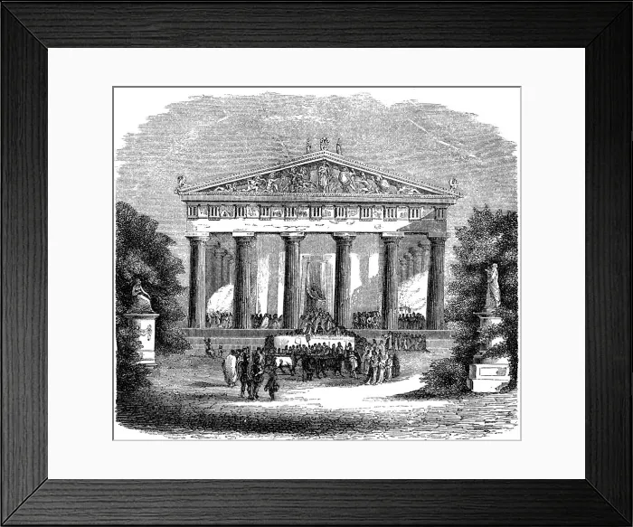 Framed Print : Athene temple in Regina Framed Print : Athene temple in Regina