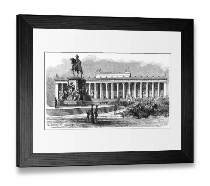 Framed Print : The Altes Museum (German for Old Museum) is a museum building on Museum Island in Berlin, Germany Framed Print : The Altes Museum (German for Old Museum) is a museum building on Museum Island in Berlin, Germany