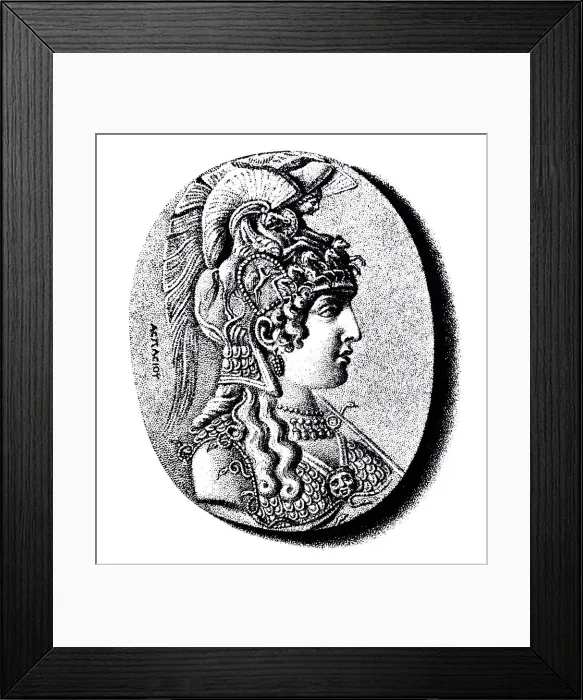 Framed Print : Head of Parthenos virgin Framed Print : Head of Parthenos virgin