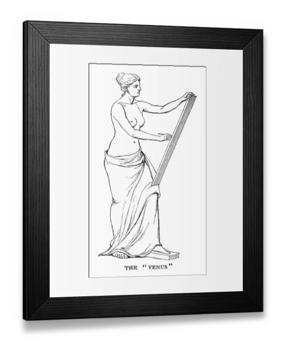 Framed Print : The Venus - Scanned 1882 Engraving Framed Print : The Venus - Scanned 1882 Engraving