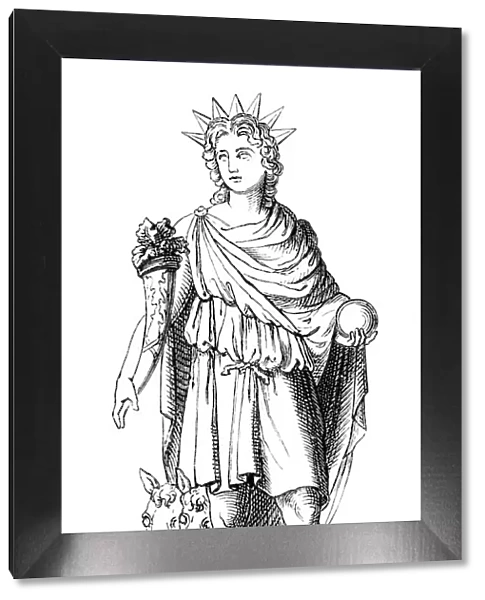 Greek goddess Helios
