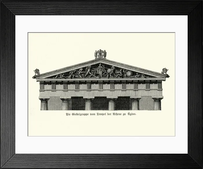 Framed Print : Ancient Architecture, Temple of Athena Framed Print : Ancient Architecture, Temple of Athena