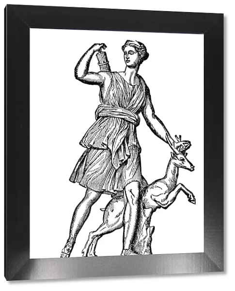 Artemis - Scanned 1882 Engraving
