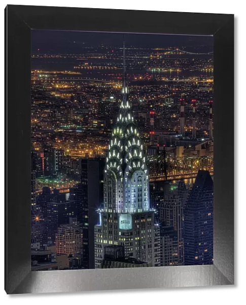 Chrysler Building at night