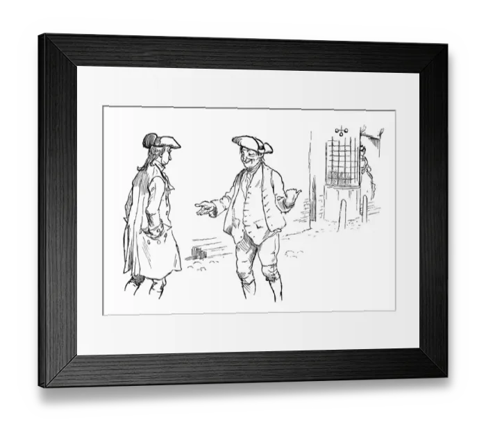 Framed Print : Georgian men talking in the street Framed Print : Georgian men talking in the street