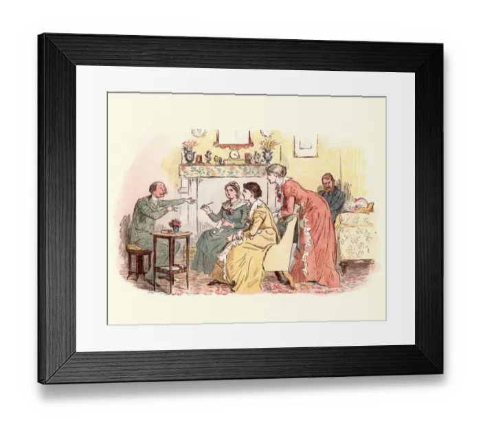 Framed Print : Randolph Caldecott (1846-1886) Illustrations Framed Print : Randolph Caldecott (1846-1886) Illustrations