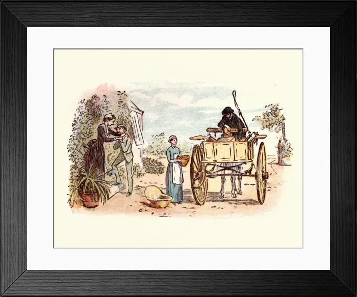 Framed Print : Randolph Caldecott (1846-1886) Illustrations Framed Print : Randolph Caldecott (1846-1886) Illustrations