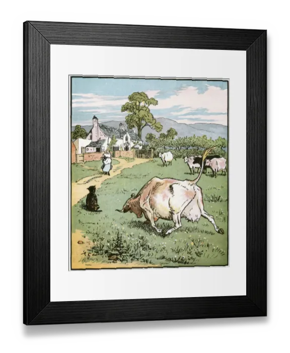 Framed Print : Randolph Caldecott (1846-1886) Illustrations Framed Print : Randolph Caldecott (1846-1886) Illustrations