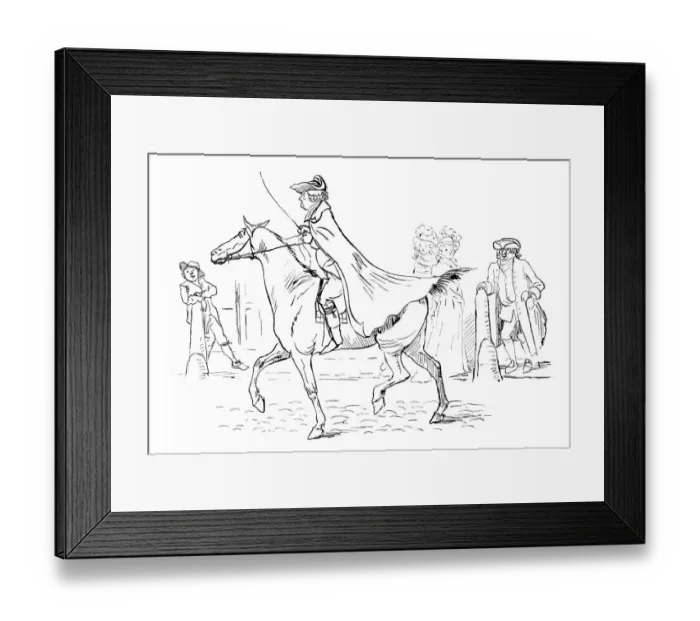 Framed Print : Randolph Caldecott (1846-1886) Illustrations