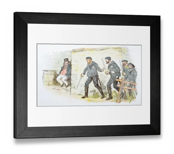 Framed Print : Randolph Caldecott (1846-1886) Illustrations Framed Print : Randolph Caldecott (1846-1886) Illustrations