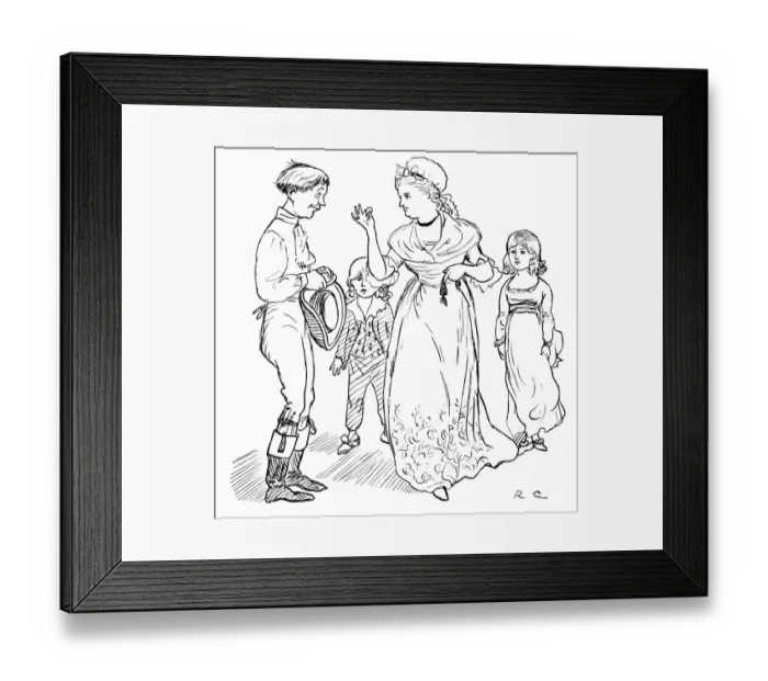 Framed Print : Randolph Caldecott (1846-1886) Illustrations Framed Print : Randolph Caldecott (1846-1886) Illustrations
