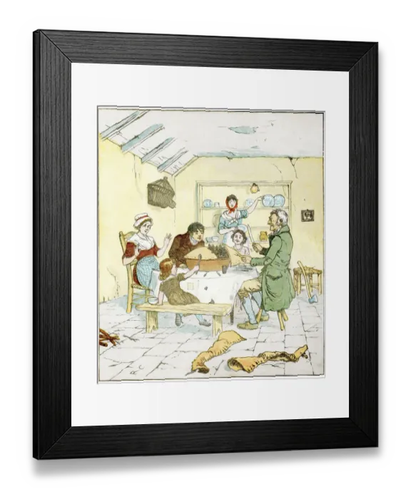 Framed Print : Randolph Caldecott (1846-1886) Illustrations