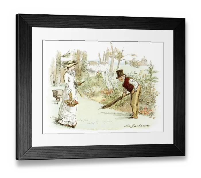 Framed Print : The Gardeners