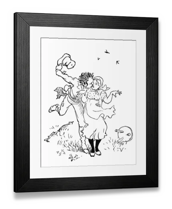 Framed Print : The Man all tattered and torn Framed Print : The Man all tattered and torn