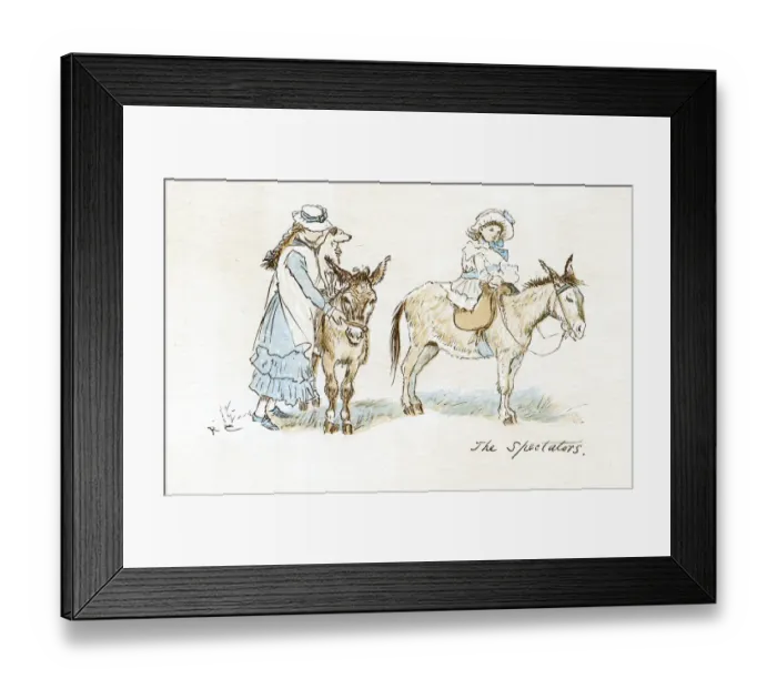 Framed Print : Randolph Caldecott (1846-1886) Illustrations