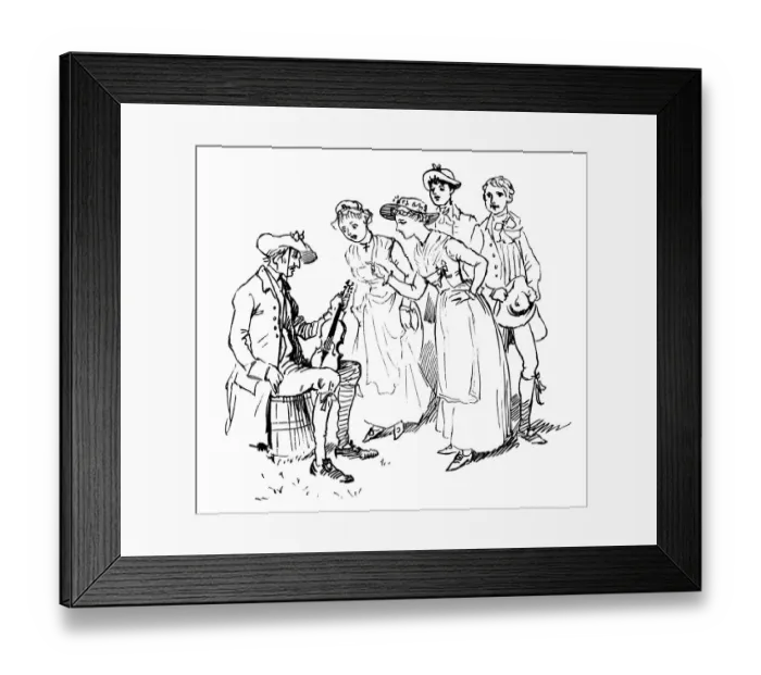 Framed Print : Randolph Caldecott (1846-1886) Illustrations Framed Print : Randolph Caldecott (1846-1886) Illustrations